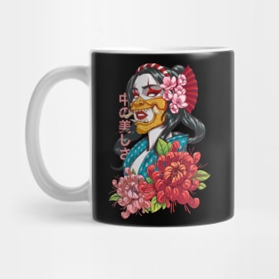 Geisha chrysanthemum Mug